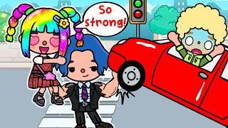 Strongest Boy Become My BodyGuard | Sad Story | Toca Life Story | Toca Boca