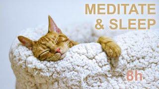 8 HOURS music for SLEEP and MEDITATION, sweet relaxing kalimba and synths