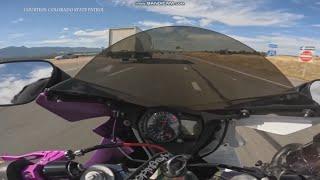 I-25 motorcyclist takes plea deal after viral Colorado video