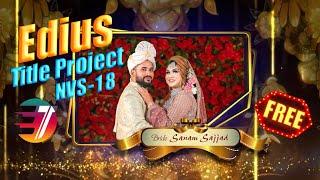 Edius Title Project Free Download | Edius Cinematic Title Song Project | NVS 18
