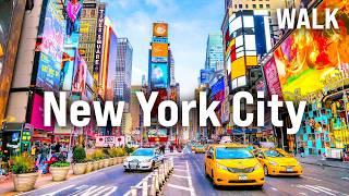 NEW YORK CITY Walking Tour | NYC Immersive Video with Captions [4K/60fps]