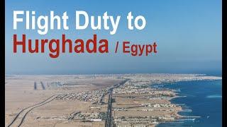 Hurghada Intl.Airport (HRG, HEGN) with Captain Max View  Flight Duty to    Egypt  [4K]