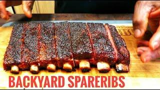 Backyard Spareribs: How to smoke pork spareribs on the Weber Smokey Mountain