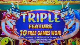 Dragons Law Triple Pop Bonus! #slots #slotbonus #casino