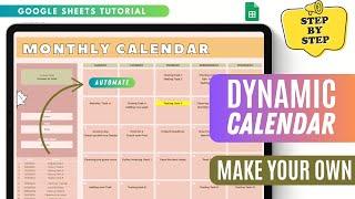 Step-by-Step Guide to Making a Monthly Calendar in Google Sheets (Perfect for Beginners)