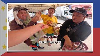 Food Feast At A Ferry Terminal In The Philippines 