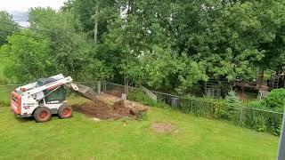 Shed Base Install - Leveling the site and laying down gravel pad