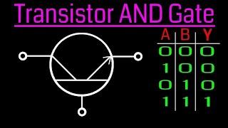 AND logic gate using transistor | Digital Electronics