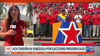 Alta tensión en Venezuela por elecciones presidenciales