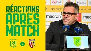 FC Nantes - RC Lens  : la réaction de Jocelyn Gourvennec