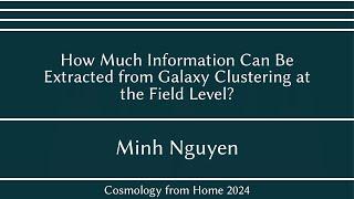 Minh Nguyen | How Much Information Can Be Extracted from Galaxy Clustering at the Field Level?