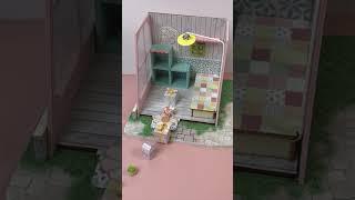 Mini room decoration #cute #diy #handmade #miniature #diydollhouse #diydecor #shorts