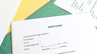 SURAT KUASA - Untuk Berbagai Keperluan LENGKAP DENGAN PENJELASANNYA ‼️