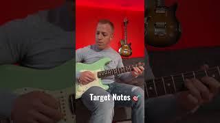 Target Notes - Guitar Improvisation #guitarimprovisation #guitarimprov #guitarplayer