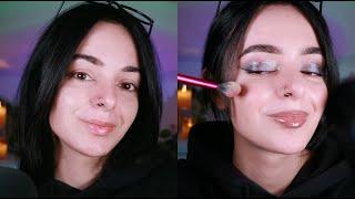 ASMR How I Do My Makeup for Filming Youtube Videos (Doing Yours Too!)  Grab a Cup of Tea & Relax