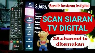 CARA SCAN SIARAN TV DIGITAL #tvdigital #settopbox #scan  #siarantvdigital #television