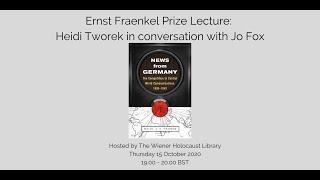 A Virtual Talk: Ernst Fraenkel Prize Lecture