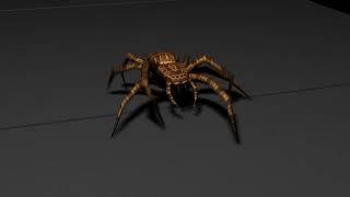 Spider Walk cycle WIP - Rigged and Animated By: Jeremy Dilks