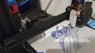 Turned my 3D Printer into a 2D Plotter!