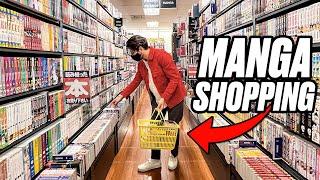 come manga shopping with me + big haul (cozy book store vlog )