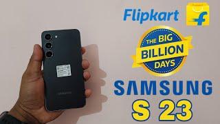 SAMSUNG Galaxy S23 Unboxing & Hands-On | Flipkart Big Billion Days Sale Delivery experience 