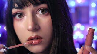 ASMR | Lipgloss & Kisses  (Mouth Sounds, Kisses, Tapping)