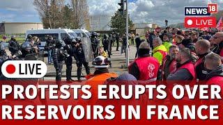 France News Live | Water Reservoirs Protest Turns Violent In France Live | French Police Clash Live