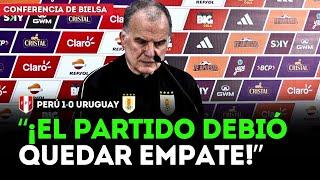 MARCELO BIELSA DEVASTADO y SIN RESPUESTAS tras PERÚ 1-0 URUGUAY | CONFERENCIA DE PRENSA | Depor