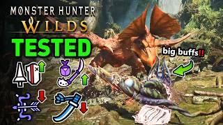 I Tested Every NEW Weapon Change in Monster Hunter Wilds (Final Preview Build) Big Buffs & Nerfs