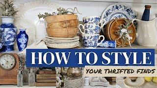 How to thrift and style your thrifted finds • Thrifting for a cause with the Goodwill Challenge