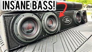 Installed 4 8" Subwoofers in my F150. The Bass is INSANE!