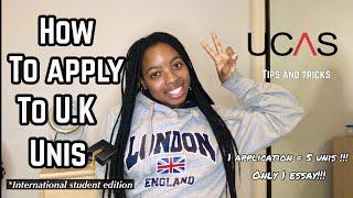 How to Apply to UK  Universities  | UCAS | Step by Step | International Student Edition