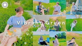 Vibrant Green VSCO Filter | VSCO photo editing tutorial