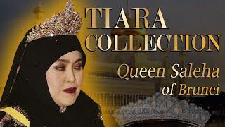 The Tiara collection of Queen Saleha of Brunei. One expensive tiara collections in the world.