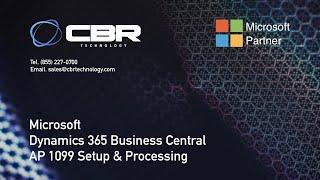 Dynamics 365 Business Central AP 1099 Processing