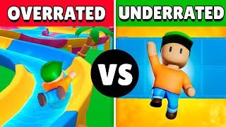 OVERRATED vs UNDERRATED Tricks in Stumble Guys!