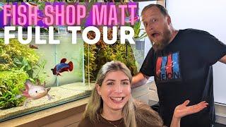 @FishShopMatt's Fishroom FULL TOUR - Bettas, Axolotls, Ponds & MORE!