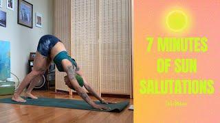 7 Minutes of Sun Salutations