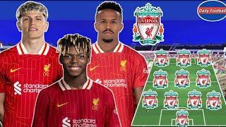 Liverpool Next Season Lineup With Transfers  Ft. Nico Williams, Militao & Garnacho 