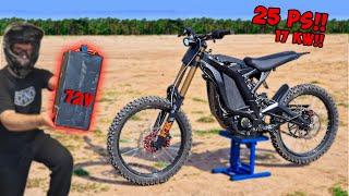 Surron X hat 374% mehr POWER!!! || 72V Akku Test & Review || Surron Umbau Part 4