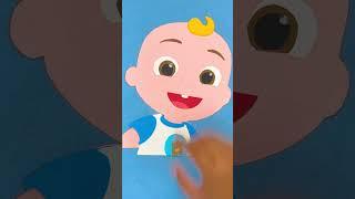 Easy Arts and Craft Learning with JJ ️ #cocomelon #art #DIY #shorts CoComelon Nursery Rhymes