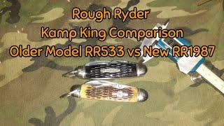 (55) Rough Ryder Kamp King Comparison ️Older Model RR533 vs New RR1987