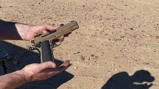 Sig Sauer 1911 Emperor Scorpion first 8 rounds (New favorite pistol!!!)