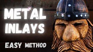 How to add Metal to your wood carving