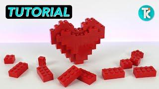 LEGO HEART (Easy Tutorial)