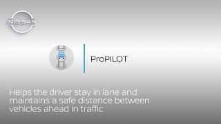 How the Nissan ProPILOT technology works