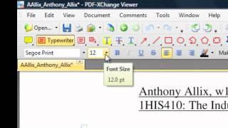 Staff information: MARKING WITH PDF X-CHANGE VIEWER