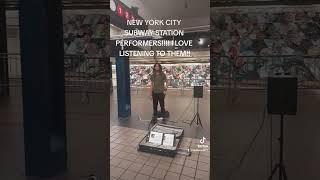 NYC 42ND STREET TIMES SQUARE SUBWAY STATION PERFORMERS!! #nyc #music #newyork