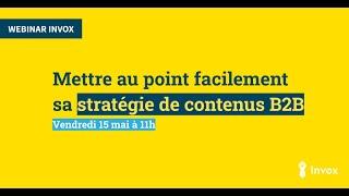 Webinar marketing B2B : créer une stratégie de contenu efficace