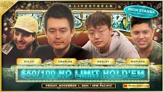 Wesley, Charles, Mariano, The King & Dylan Play HIGH STAKES $100/200! Commentary by Ryan Feldman